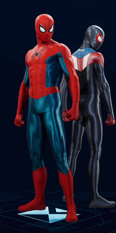 New Red and Blue Suit