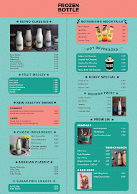 Frozen Bottle - Milkshakes, Desserts And Ice Cream menu 4