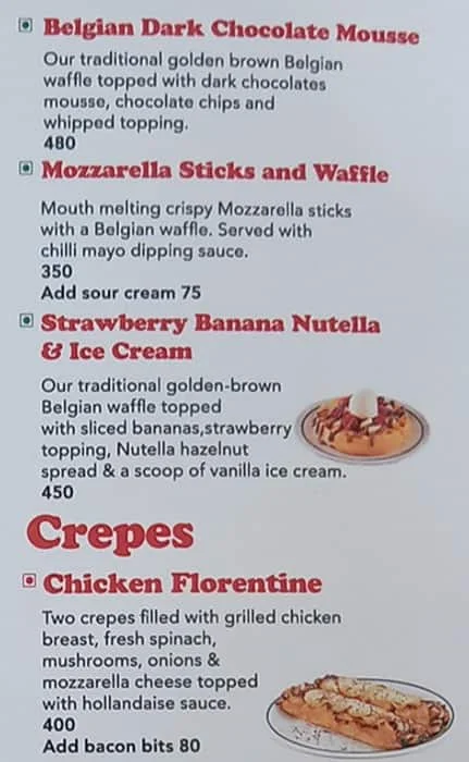 IHOP Menu, Menu for IHOP, Cyber Hub, Gurgaon, Delhi NCR