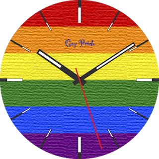 Gay Pride Flag Watch Face