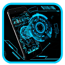 Download Technology Neon Blue Install Latest APK downloader
