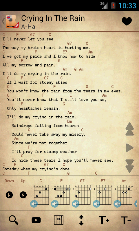 Lyrics with Chords - Android Apps on Google Play