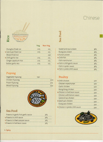 Beijing Bites menu 