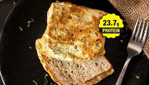 Bread Omelette - High Protein