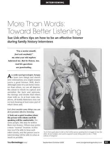 Your Genealogy Today Magazine