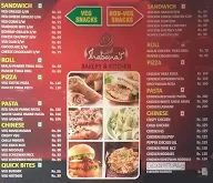 Shabana's Bakery & Kitchen menu 1