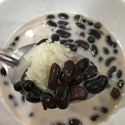 Black Bean Coconut Sticky Rice