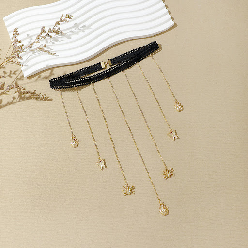 Title 4, Eye-catching Sexy Lace Stretch Leg Bracelet, en...