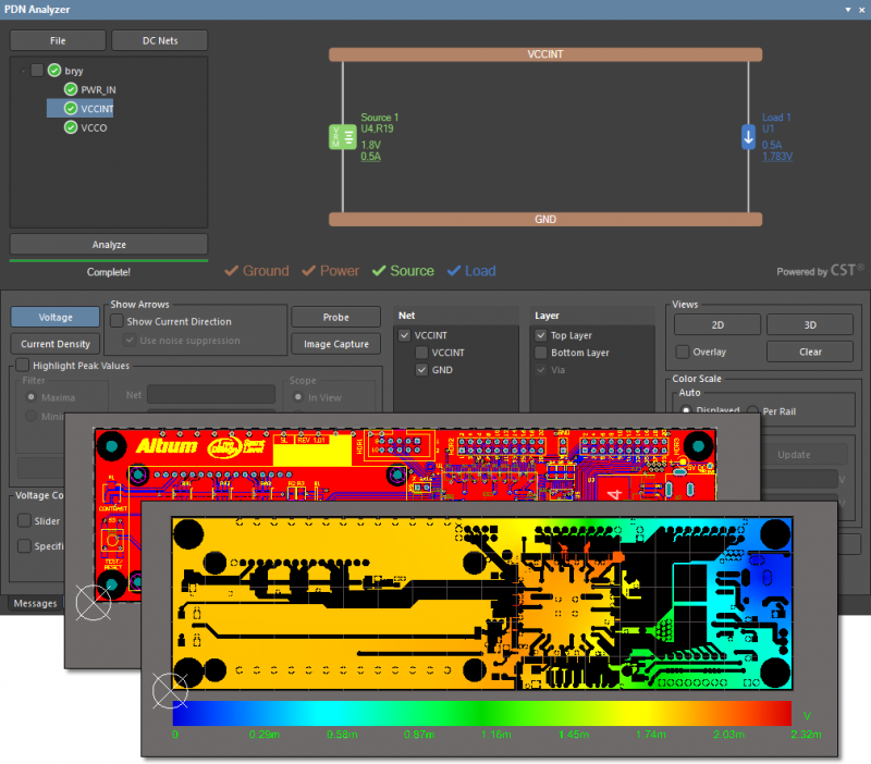 Identifying hot spots in circuit materials