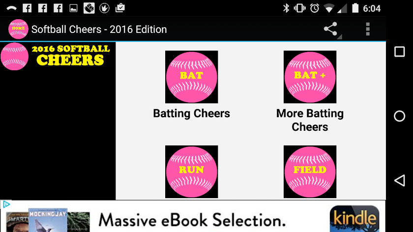 Softball Cheers - 2016 Edition Screen 3