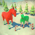 Cover Image of Tải xuống Unicorn Christmas Simulator Family Happy New Year 1.1 APK