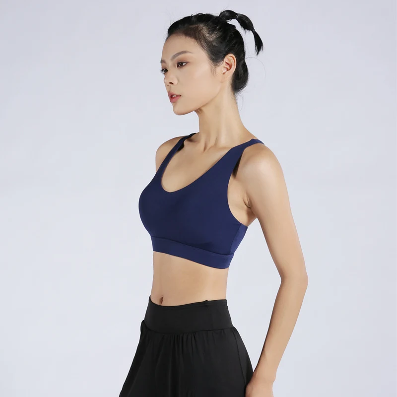Women's Professional Sports Underwear Shockproof Running Gather Beauty Back Yoga Wear Vest Fitness Bra, perfect for work