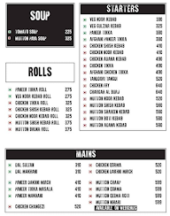 Dubai Kebab House menu 1