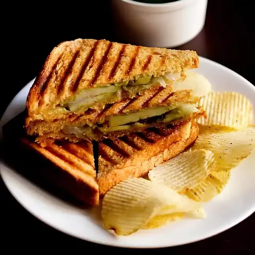 Vegetable Club Without Toast Sandwich + Mayonnaise Cheese Without Toast Sandwich