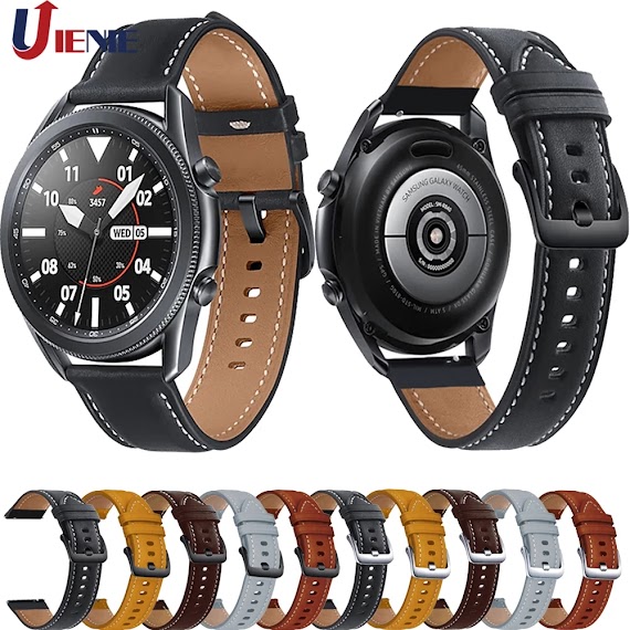 Dây Đeo Bằng Da 22Mm Cho Đồng Hồ Thông Minh Samsung Galaxy Watch 3 45Mm / Gear S3 / Galaxy 46Mm