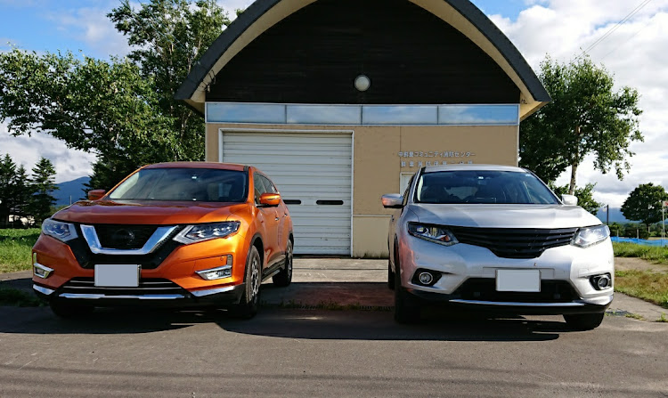 エクストレイルのエクストレイルT32前期&後期・オレンジ&シルバー・ミルクボーイ風😁に関するカスタム事例の投稿画像2枚目