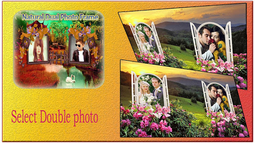 Natural Dual Photo Frame