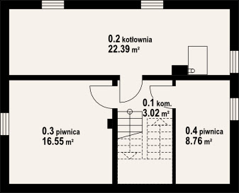 Grabie średnie 19 - Rzut piwnicy