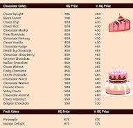 Cake Wake menu 1