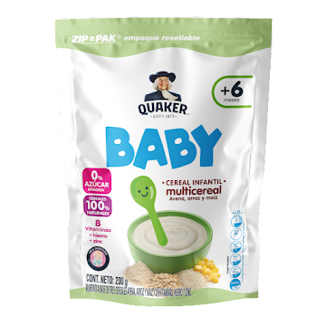 Cereal Baby Quaker Multicereal x 200 gr  