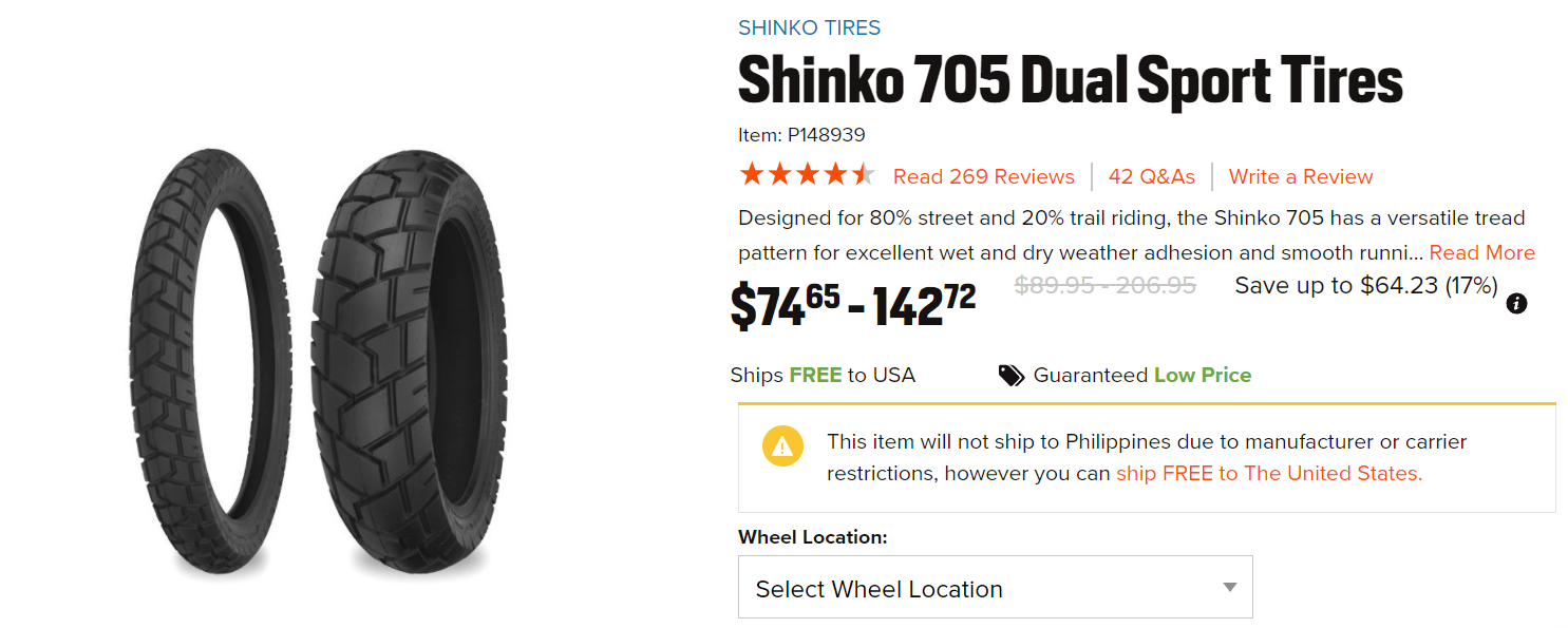 Best Tires for Harley Touring Bikes – The Top 5 Choices Shinko 705 Dual Sport Tires