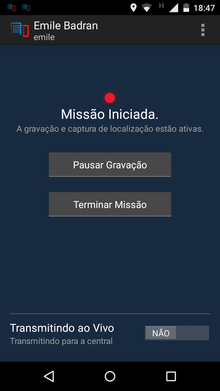 Copcast PMSC Screen 2