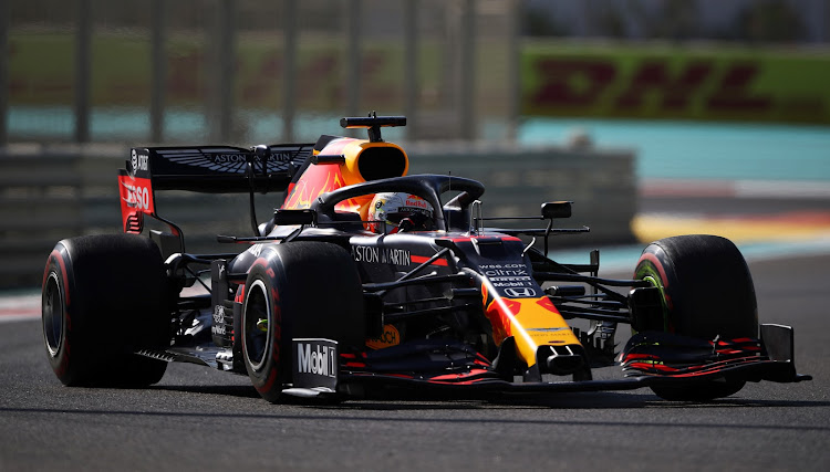 Red Bull's Max Verstappen topped the time sheets in first practice at the Yas Marina circuit.