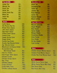 Peyala menu 1