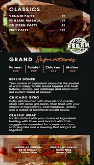 Doner & Gyros menu 1