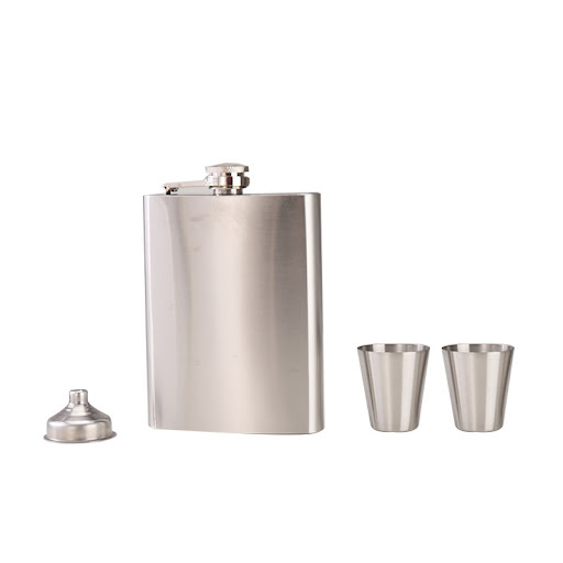 Title 3, Portable Stainless Steel Wine Bottle Funnel Cup...