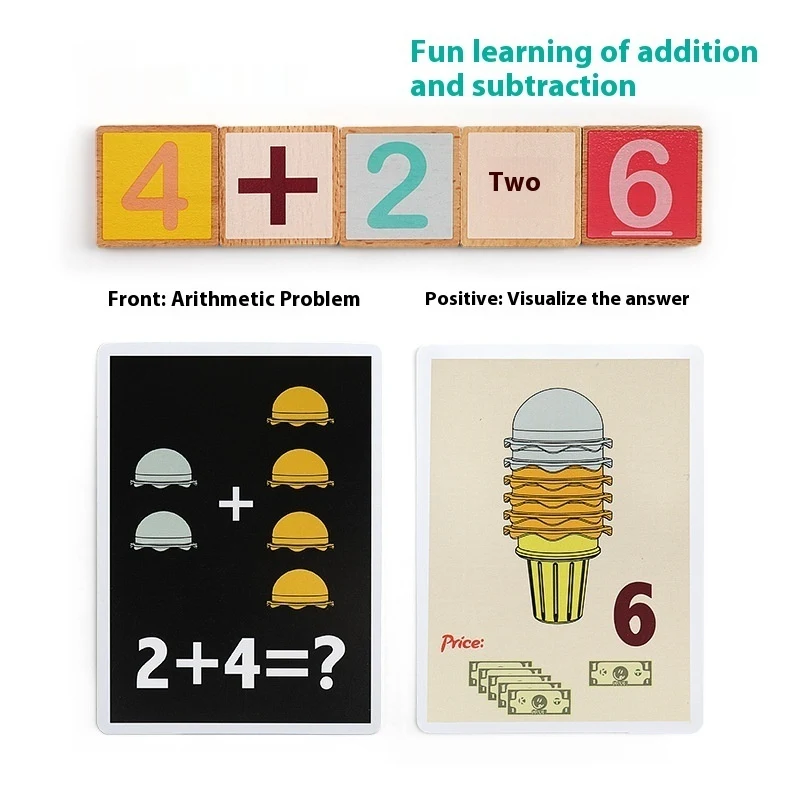 Early Education Educational Intelligence Mathematics Cognition Enlightenment Ice Cream Suit. A fun, engaging learning se