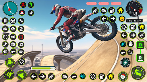 Screenshot Mega Ramp Moto Stunt Bike Game