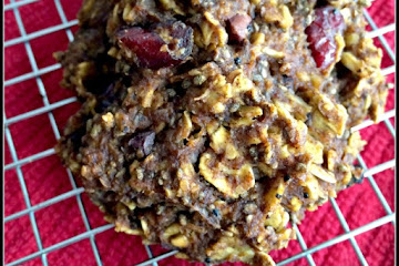 Pumpkin Oatmeal Cranberry Cookies