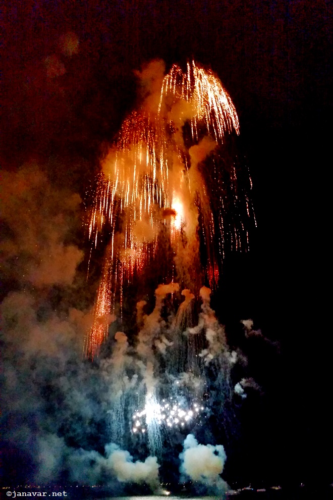 Visited: Revere Beach International Sand Sculpture Festival 2015 - fireworks