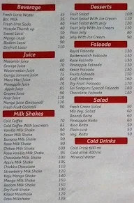 Hotel Sai Sadguru menu 8