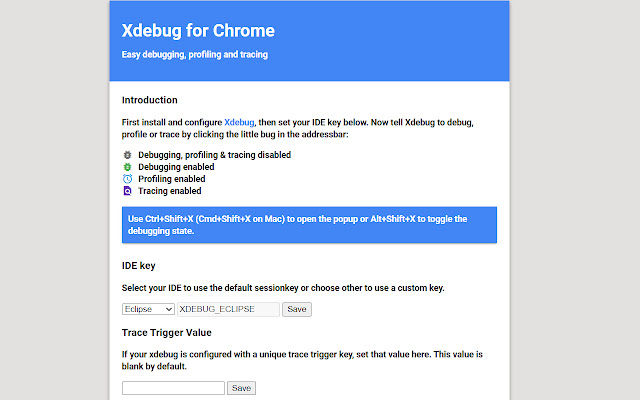 Xdebug Chrome Extension chrome extension