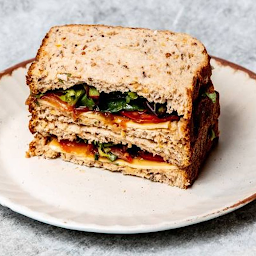 Cheese Tomato & Caramelised Onion Sandwich