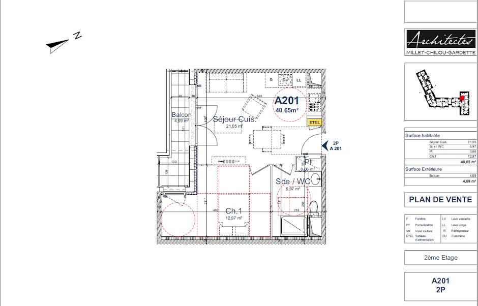 Vente appartement 2 pièces 40 m² à Cabourg (14390), 238 000 €