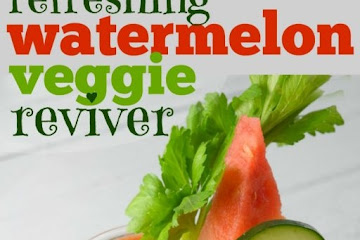 Refreshing Watermelon Veggie Reviver Drink