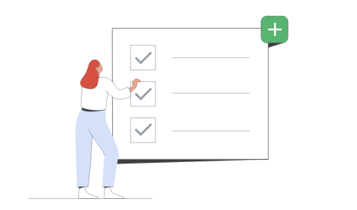 A custom icon that illustrates adding custom dimensions by selecting checkboxes.