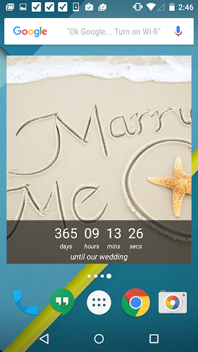 Wedding Countdown Widget