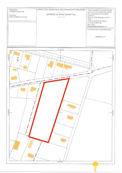 Vente terrain  9937 m² à Saint-Ciers-du-Taillon (17240), 159 500 €