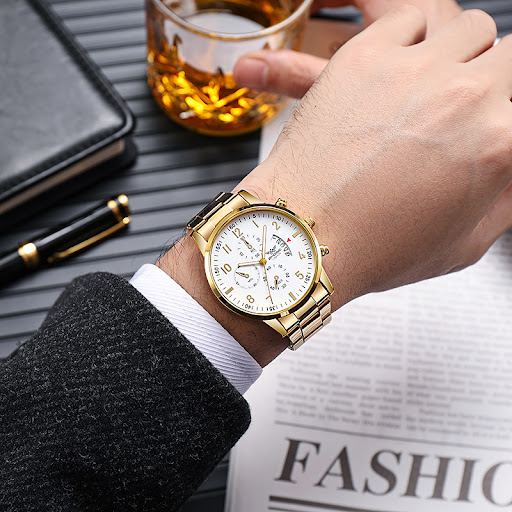 Title 7, Fashion Casual Mens Multifunctional Quartz Watch