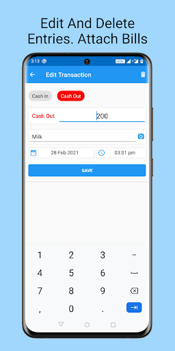 Screenshot Cash Book- daily expenses