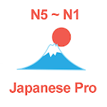 Cover Image of ダウンロード Japanese Pro (Learn A - Z, JLPT N5 ~N1, JPro) 1.0 APK