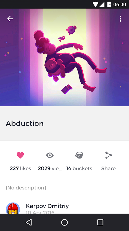    Rippple - The Dribbble app- screenshot  