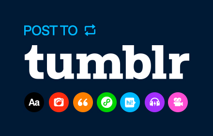 Tumblr – Post to Tumblr Preview image 0