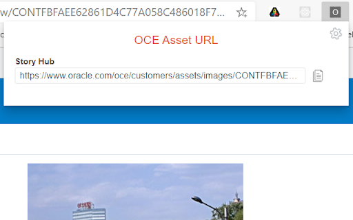 OCE Asset URL