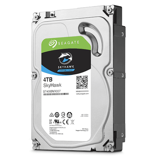 Ổ cứng HDD Seagate Skyhawk 4TB 3.5" SATA 3 - ST4000VX007 | Phong Vũ