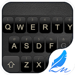 Leather Black HiTap Keyboard Apk